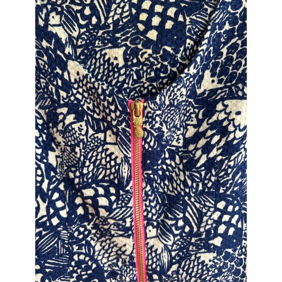 Lilly Pulitzer for Target Sleeveless Dress Women's Nautical Coastal Blue White 6 - Picture 5 of 13